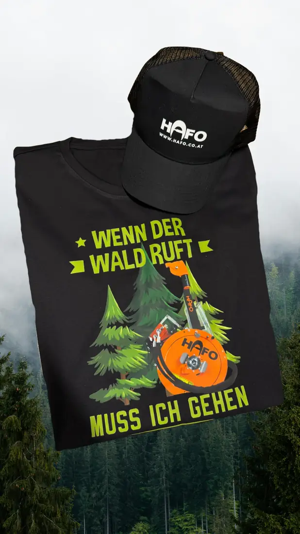 Bedrucktes Shirt und bestickte Cap HAFO – Merchandise Printperfect